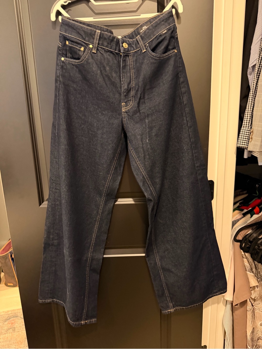 Mavi Bootcut Jeans in Dark Blue Denim